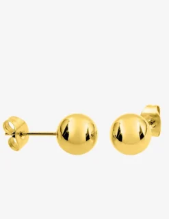 Boucles d'oreilles clous en acier doré SO OR