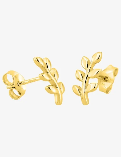 Boucles d'oreilles clous or jaune 375 ‰ SO OR