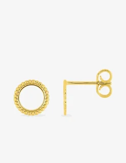 Boucles d'oreilles clous or jaune 375 ‰ SO OR