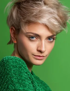 Boucles d'oreilles clous or rose 750 ‰ et cornaline SO OR