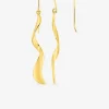 Boucles d'oreilles crochet serpentin plaqué or SO OR