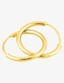 Boucles d'oreilles créoles or jaune 375 ‰ 10 mm SO OR