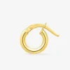 Boucles d'oreilles créoles or jaune 375 ‰ 6 mm, fil 2 mm SO OR