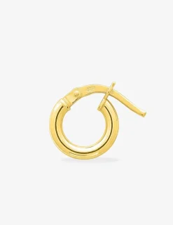 Boucles d'oreilles créoles or jaune 375 ‰ 6 mm, fil 2 mm SO OR