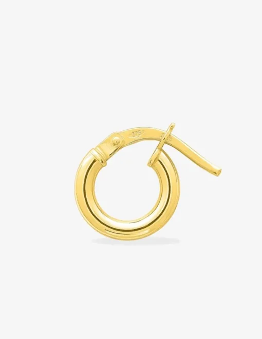 Boucles d'oreilles créoles or jaune 375 ‰ 6 mm, fil 2 mm SO OR
