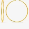 Boucles d'oreilles créoles 45 mm en or jaune 375‰ SO OR