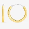 Boucles d'oreilles créoles or jaune 750 ‰ diamètre ext 16 mm SO OR