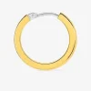 Boucles d'oreilles créoles or jaune 750 ‰ diamètre 13 mm SO OR