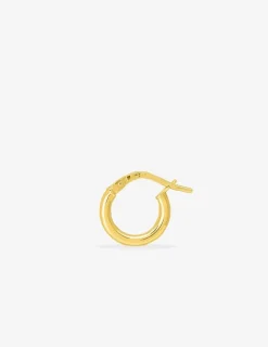 Boucles d'oreilles créoles or jaune 750 ‰ diamètre ext 8 mm SO OR