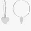 Boucles d'oreilles créoles motif cœur 20 mm argent 925‰ SO OR