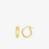 Boucles d'oreilles créoles 10 mm en or jaune 375‰ SO OR