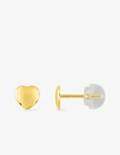 Boucles d'oreilles cœurs or jaune 375‰ SO OR