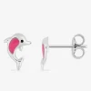 Boucles d'oreilles dauphins argent 925 ‰ SO OR