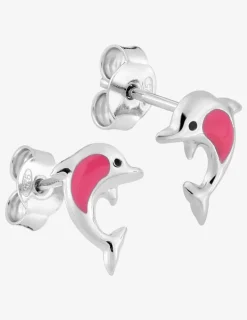 Boucles d'oreilles dauphins argent 925 ‰ SO OR