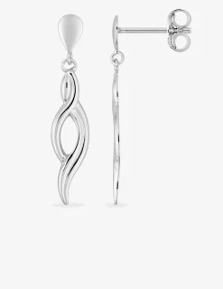 Boucles d'oreilles doubles torsades argent 925‰ SO OR