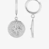 Boucles d’oreilles en acier et cristal blanc SO OR