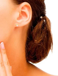 Boucles d'oreilles en plaqué or et perle de culture d'eau douce SO OR