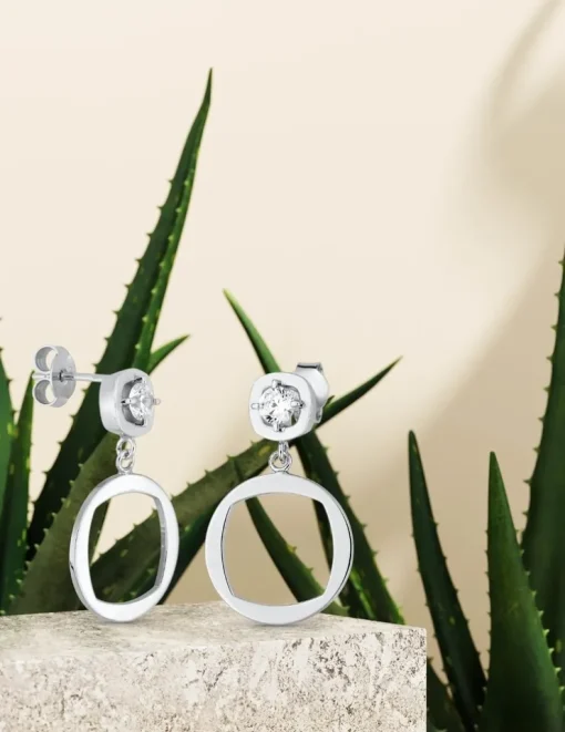 Boucles d'oreilles Glamour argent SO OR