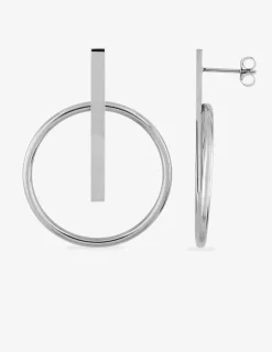 Boucles d'oreilles géométriques acier SO OR