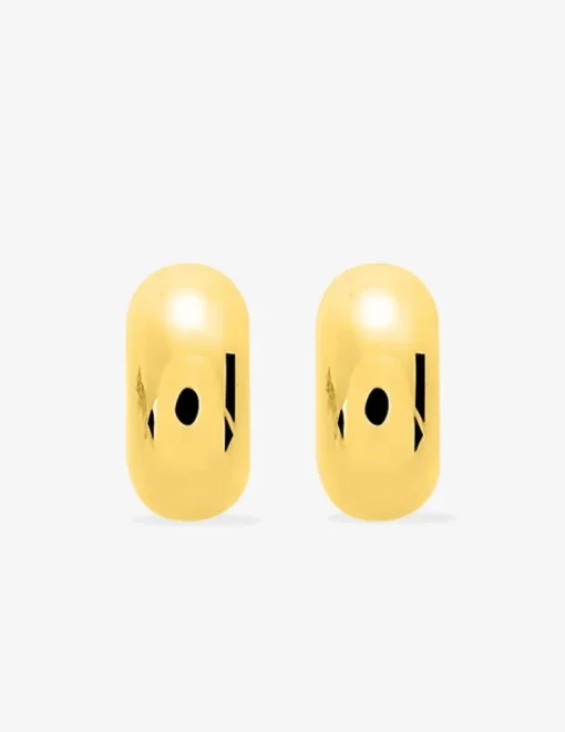 Boucles d'oreilles électroformées or jaune 750 ‰ SO OR