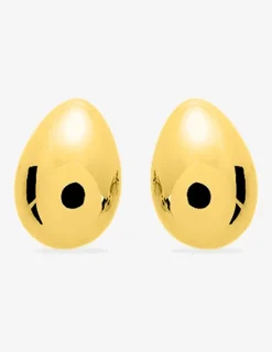 Boucles d'oreilles électroformées plaqué or SO OR