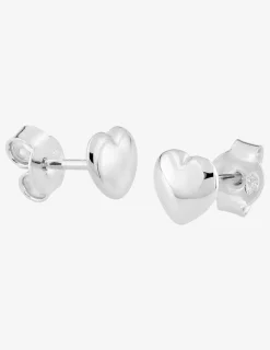 Boucles d'oreilles motif cœur argent 925%o SO OR