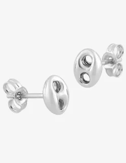 Boucles d'oreilles ovales argent 925‰ SO OR