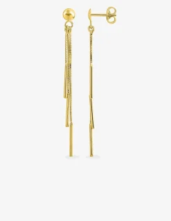 Boucles d'oreilles pendantes or jaune 375‰ SO OR