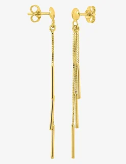 Boucles d'oreilles pendantes or jaune 375‰ SO OR