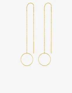 Boucles d'oreilles pendantes or jaune 375‰ SO OR