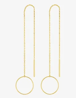 Boucles d'oreilles pendantes or jaune 375‰ SO OR