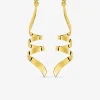 Boucles d'oreilles pendantes "serpentin" or jaune 375‰ SO OR