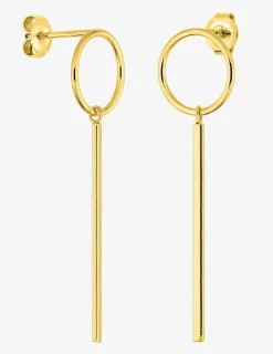 Boucles d'oreilles pendantes en plaqué or SO OR