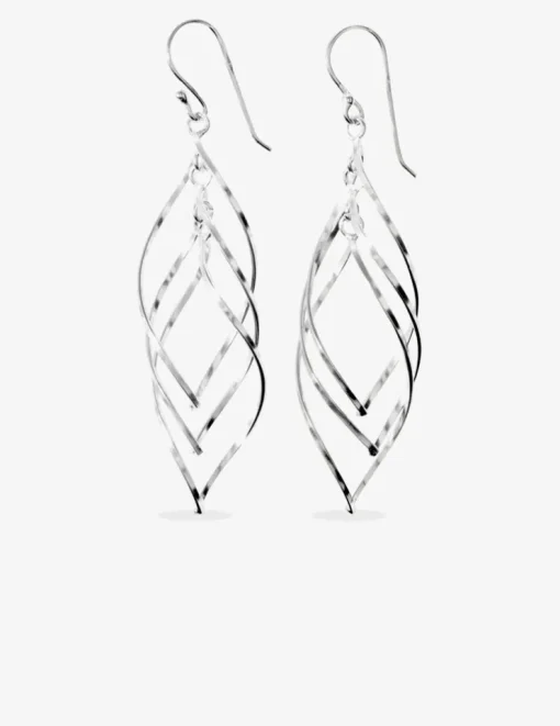 Boucles d'oreilles pendantes fantaisies argent 925 ‰ SO OR