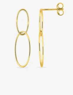 Boucles d'oreilles pendantes or jaune 375 ‰ SO OR