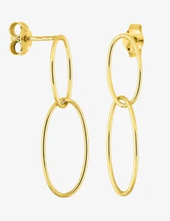 Boucles d'oreilles pendantes or jaune 375 ‰ SO OR