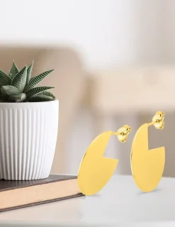 Boucles d'oreilles pendantes or jaune 375‰ SO OR