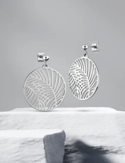 Boucles d'oreilles pendantes en acier SO OR