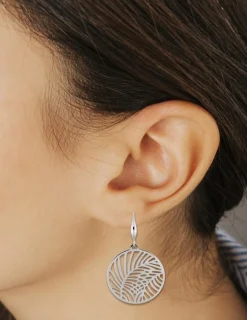 Boucles d'oreilles pendantes en acier SO OR
