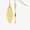 Boucles d'oreilles pendantes en acier doré SO OR
