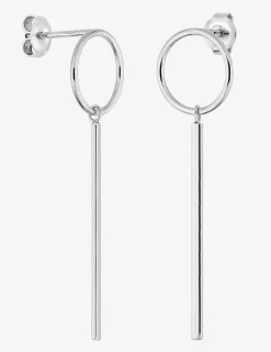 Boucles d'oreilles pendantes argent rhodié 925 ‰ SO OR