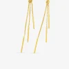 Boucles d'oreilles pendantes fantaisie or jaune 750 ‰ SO OR