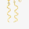 Boucles d'oreilles pendantes or jaune 750 ‰ SO OR