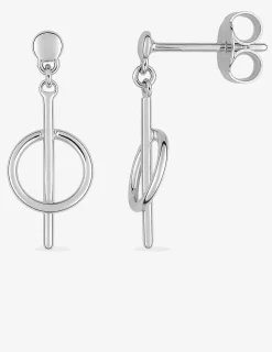 Boucles d'oreilles pendantes anneau argent 925‰ 20 mm SO OR