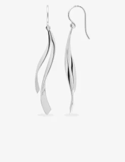 Boucles d'oreilles pendantes motif géométrique argent 925‰ SO OR
