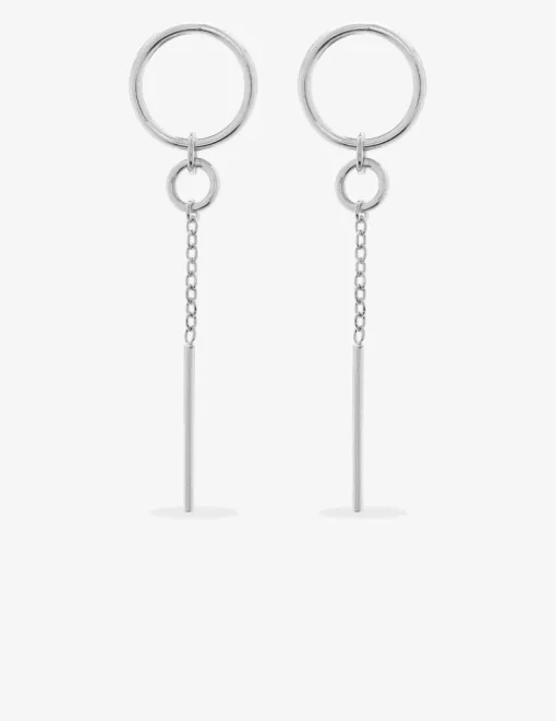 Boucles d'oreilles pendantes en argent 925‰ SO OR