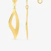 Boucles d'oreilles pendantes fantaisie or jaune 375 ‰ SO OR