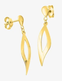 Boucles d'oreilles pendantes fantaisie or jaune 375 ‰ SO OR