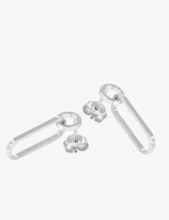 Boucles d'oreilles pendantes, argent 925 ‰ rhodié SO OR