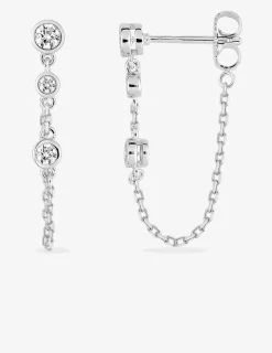 Boucles d'oreilles pendantes et oxydes de zirconium SO OR